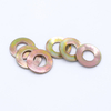 M12 French standard printed butterfly washer, yellow zinc plated NFE25-511