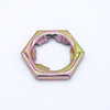 M17 Fastening Nut, yellow zinc plated DIN7967